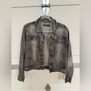 Dollhouse Women's Charcoal Jean Jacket